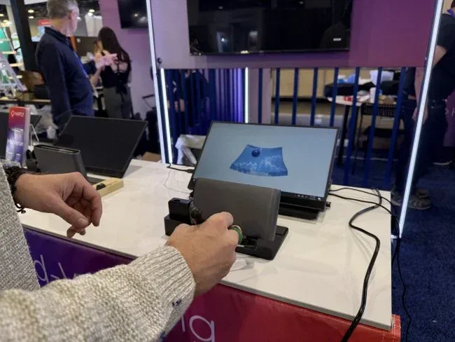 Haply’s MinVerse haptic device featured in Munhwa Ilbo’s CES 2025 coverage